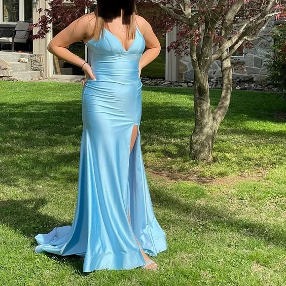 Sherri Hill | Dresses | Sherri Hill Prom Dress Light Blue Worn Once Formal Dress Long | Poshmark Sherri Hill | Dresses | Sherri Hill Prom Dress Light Blue Worn Once Formal Dress Long | Poshmark